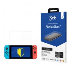 Accesorii console gaming, Folie protectie 3MK Flexible Glass compatibila cu Nintendo Switch, lerato.ro