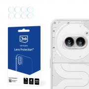 Folie sticla camera foto 3mk Lens Protection compatibila cu Nothing Phone 2a, Transparent