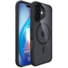 Carcasa 3MK Satin Armor MagCase compatibila cu iPhone 17, Negru