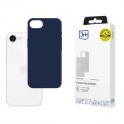 Carcasa 3mk Silicone Case compatibila cu iPhone 16e, Navy Blue