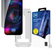 Folie sticla securizata 3mk HardGlass Max Privacy compatibila cu Samsung Galaxy S23 5G, Transparent