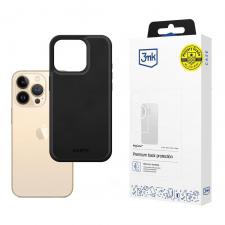 Husa din piele 3mk Hardy Apple Silky Leather MagCase compatibila cu iPhone 13 Pro Max, Negru