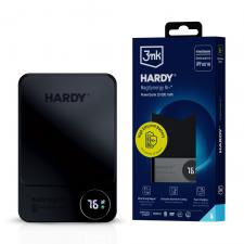 Baterie externa 3mk HARDY MagSynergy Ni Plus, 10000mAh, compatibila MagSafe, Output 2A, Wireless 15W, USB-C, Negru