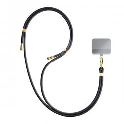Snur pentru carcase 3mk EasyClip, Negru/Auriu