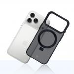 Carcasa 3mk Smoke cu MagSafe si Stand compatibila cu iPhone 17 Pro, Negru 10 - lerato.ro