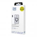 Carcasa 3mk Smoke Case cu MagSafe si Stand compatibila cu iPhone 16, Transparent / Negru 16 - lerato.ro