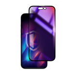 Folie de protectie sticla securizata 3mk Rainbow Privacy compatibila cu iPhone 16, Negru 5 - lerato.ro