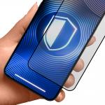 Folie sticla securizata 3mk HardGlass Matt Max Privacy compatibila cu iPhone 16 Pro Max, Negru 3 - lerato.ro