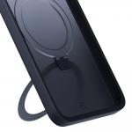 Carcasa 3mk Smoke Case cu MagSafe si Stand compatibila cu iPhone 16 Pro, Negru 9 - lerato.ro