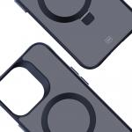 Carcasa 3mk Smoke Case cu MagSafe si Stand compatibila cu iPhone 16 Pro, Negru 11 - lerato.ro