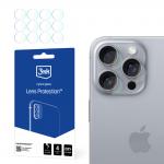 Folie protectie camera foto 3mk Lens Protection Camera Cover compatibila cu iPhone 16 Pro Max, Transparent 2 - lerato.ro