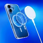 Carcasa 3mk MagCase cu MagSafe compatibila cu iPhone 16, Transparent 16 - lerato.ro