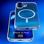 Carcasa 3mk MagCase cu MagSafe compatibila cu iPhone 16 Plus, Transparent 14 - lerato.ro