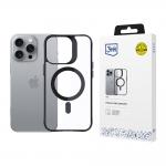 Carcasa 3mk Satin Armor MagCase cu MagSafe compatibila cu iPhone 16 Pro, Transparent 3 - lerato.ro