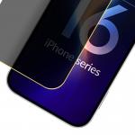 Folie de protectie 3mk Silky Matt Privacy compatibila cu iPhone 16 Pro Max, Negru 8 - lerato.ro