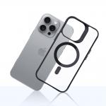 Carcasa 3mk Satin Armor MagCase cu MagSafe compatibila cu iPhone 16 Pro Max, Transparent 3 - lerato.ro