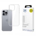 Carcasa  3mk Clear Case compatibila cu iPhone 16 Pro, Transparent 2 - lerato.ro