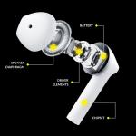 Casti wireless 3mk Movepods, Bluetooth 5.4, 350mAh, Autonomie 6h, Alb 12 - lerato.ro