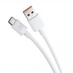 Cablu pentru incarcare si transfer de date 3mk Hyper Cable, USB/USB-C, 5A, 1.2m, Alb 3 - lerato.ro