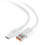 Cablu pentru incarcare si transfer de date 3mk Hyper Cable, USB/USB-C, 5A, 1.2m, Alb 4 - lerato.ro