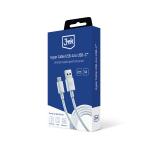 Cablu pentru incarcare si transfer de date 3mk Hyper Cable, USB/USB-C, 5A, 1.2m, Alb 11 - lerato.ro