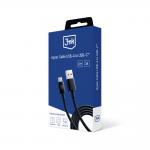 Cablu pentru incarcare si transfer de date 3mk Hyper, USB-A la USB-C, 60W, 5A, 480Mbps, 1.2m, Negru 11 - lerato.ro