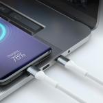 Cablu pentru incarcare si transfer de date 3MK Hyper N-SERIES, USB-A la USB-C, 18W, 2A, 1m, Alb 10 - lerato.ro