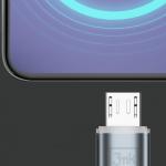 Cablu pentru incarcare si transfer de date 3mk Hyper N-SERIES, USB-A la Micro-USB, 12W, 2.4A, 1m, Alb 5 - lerato.ro