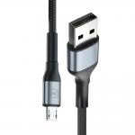 Cablu pentru incarcare si transfer de date 3mk Hyper N-SERIES, USB-A la Micro-USB, 12W, 2.4A, 1m, Negru 10 - lerato.ro