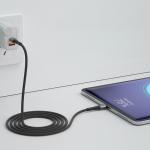 Cablu pentru incarcare si transfer de date 3MK Hyper N-SERIES, 2x USB-C, 100W, 5A, 2m, Negru 7 - lerato.ro