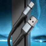 Cablu pentru incarcare si transfer de date 3mk Hyper N-SERIES, USB/USB-C, 18W, 2A, 1m, Negru 6 - lerato.ro