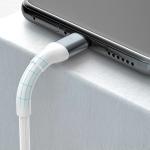 Cablu pentru incarcare si transfer de date 3MK Hyper N-SERIES, 2x USB-C, 100W, 5A, 1m, Alb 4 - lerato.ro
