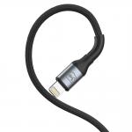 Cablu pentru incarcare si transfer de date 3mk Hyper N-SERIES, USB/Lightning, 12W, 2.4A, 2m, Negru 6 - lerato.ro