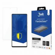 Folie sticla 3mk FlexibleGlass Hybrid compatibila cu Google Pixel 6a, Transparent