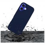 Carcasa 3mk Silicone Case compatibila cu iPhone 16, Dark Navy 4 - lerato.ro