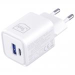 Incarcator retea 3MK Hyper Charger, USB-A / USB-C, 33W, Alb 4 - lerato.ro