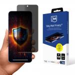 Folie protectie 3mk Silky Matt Privacy compatibila cu Xiaomi 15, Negru 2 - lerato.ro