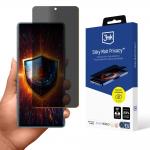 Folie protectie 3mk Silky Matt Privacy compatibila cu Xiaomi Redmi Note 14 Pro 4G, Negru 2 - lerato.ro