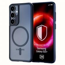 Carcasa 3mk Satin Armor MagCase compatibila cu Samsung Galaxy S25 Plus, Transparent