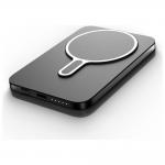 Baterie externa portabila 3mk MagSnap Go, 5000 mAh, Incarcare Wireless 20W, USB-C, Gri 3 - lerato.ro