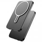 Baterie externa portabila 3mk MagSnap Go, 5000 mAh, Incarcare Wireless 20W, USB-C, Gri 4 - lerato.ro