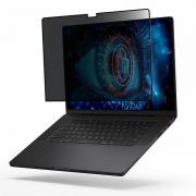 Folie protectie 3mk Privacy Filter compatibila cu MacBook Pro 16 inch 2021, Negru