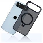 Carcasa 3mk Smoke Case cu Stand si MagSafe compatibila cu iPhone 17 Air, Negru 8 - lerato.ro