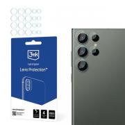 Folie sticla camera foto 3mk Lens Protection compatibila cu Samsung Galaxy S24 Ultra, Transparent