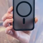 Carcasa 3mk Smoke MagCase compatibila cu Samsung Galaxy S24 Ultra, Negru 12 - lerato.ro