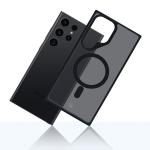 Carcasa 3mk Smoke MagCase compatibila cu Samsung Galaxy S24 Ultra, Negru 13 - lerato.ro