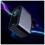 Incarcator retea 3mk InCharge Lumin cu display, 1x USB, 2x USB-C, 67W, Negru 7 - lerato.ro