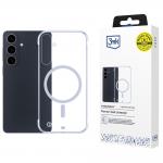 Carcasa 3mk Just20g cu MagSafe compatibila cu Samsung Galaxy S26 Plus, Transparent 2 - lerato.ro