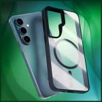 Carcasa 3mk Satin Armor MagCase cu MagSafe compatibila cu Samsung Galaxy S26 Plus, Transparent / Negru 13 - lerato.ro