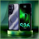 Carcasa 3mk Satin Armor MagCase cu MagSafe compatibila cu Samsung Galaxy S26 Plus, Transparent / Negru 8 - lerato.ro